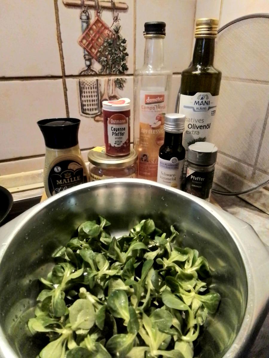 Warmer Feldsalat mit Gemüsee - Rezept - Bild Nr. 17287
