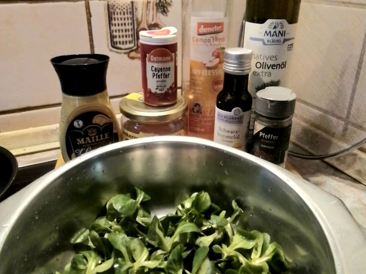 Warmer Feldsalat mit Gemüsee - Rezept - Bild Nr. 17287