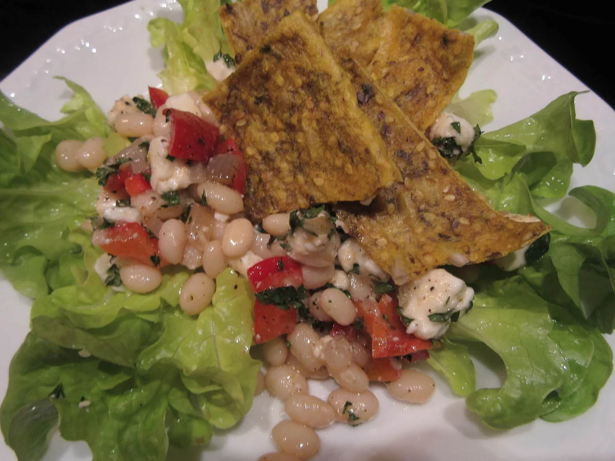 Rezept: Salate: Bohnensalat mit Schafskäse Bild Nr. 17285 Salate: Bohnensalat mit Schafskäse - Rezept - Bild Nr. 17285