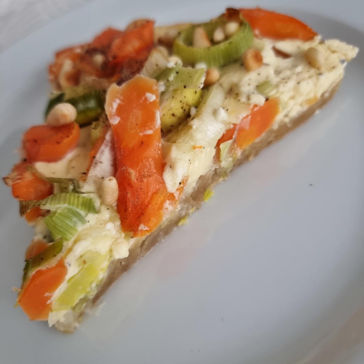 Möhren-Lauch-Tarte - Rezept - Bild Nr. 17285