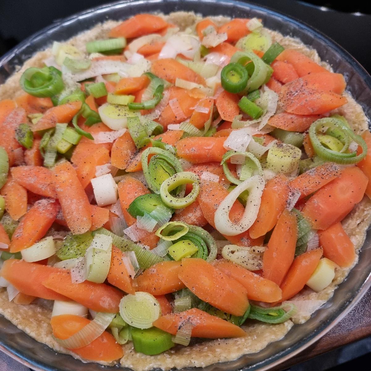 Möhren-Lauch-Tarte - Rezept - Bild Nr. 17291