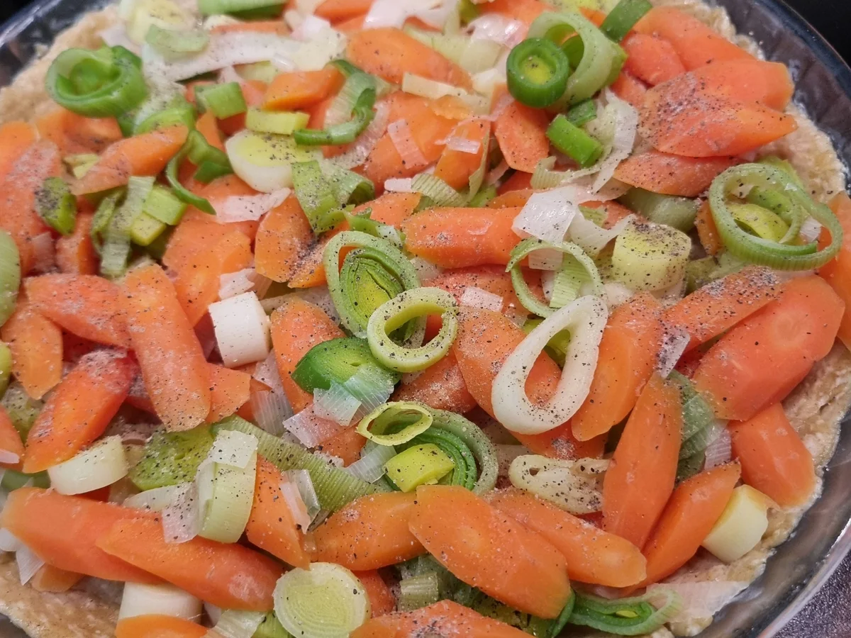 Möhren-Lauch-Tarte - Rezept - Bild Nr. 17291