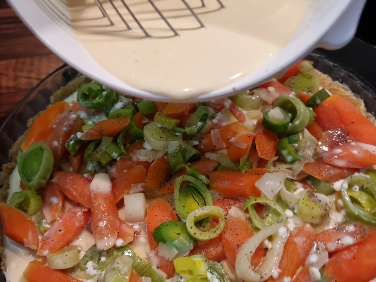 Möhren-Lauch-Tarte - Rezept - Bild Nr. 17294