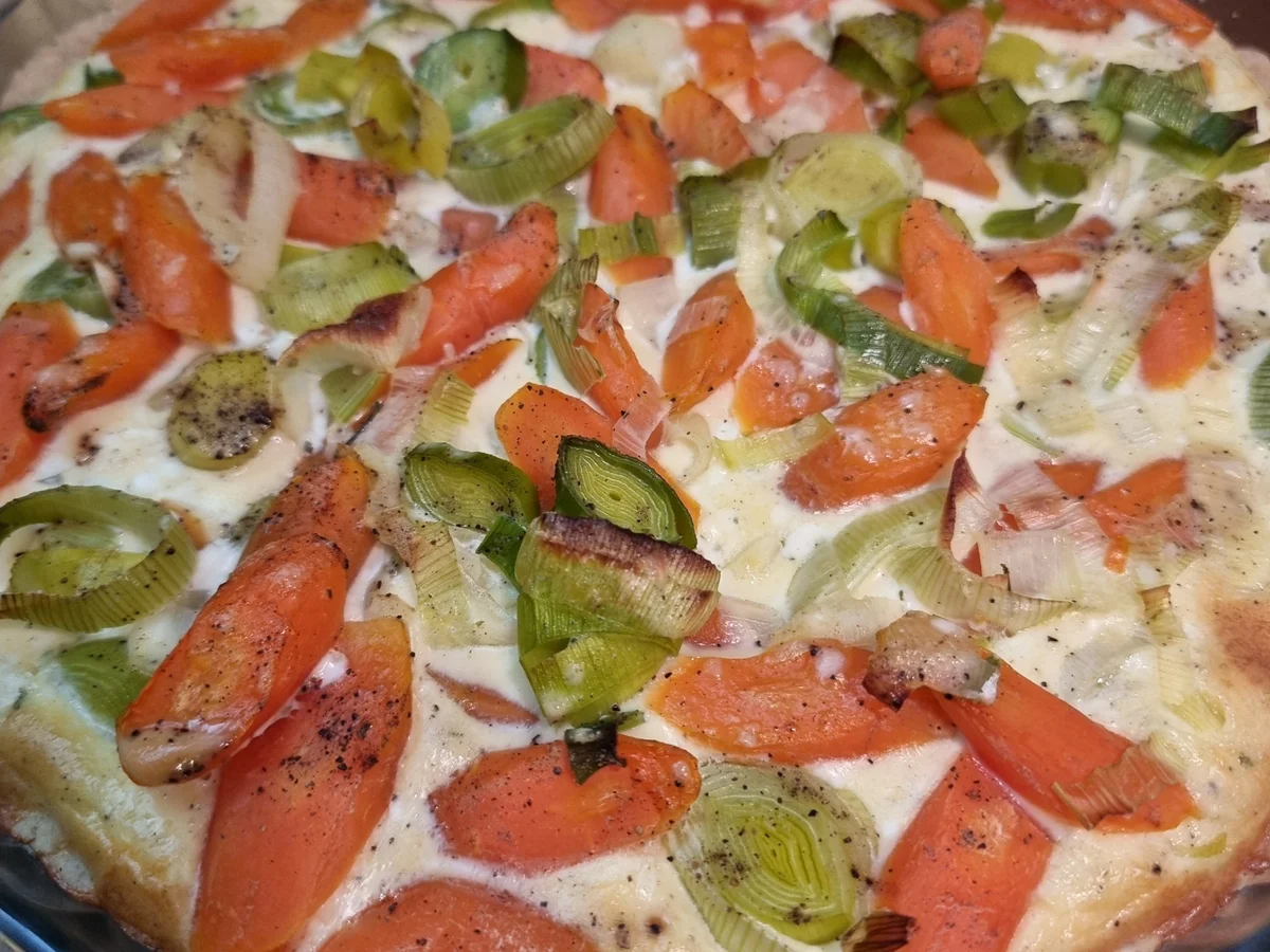 Möhren-Lauch-Tarte - Rezept - Bild Nr. 17295