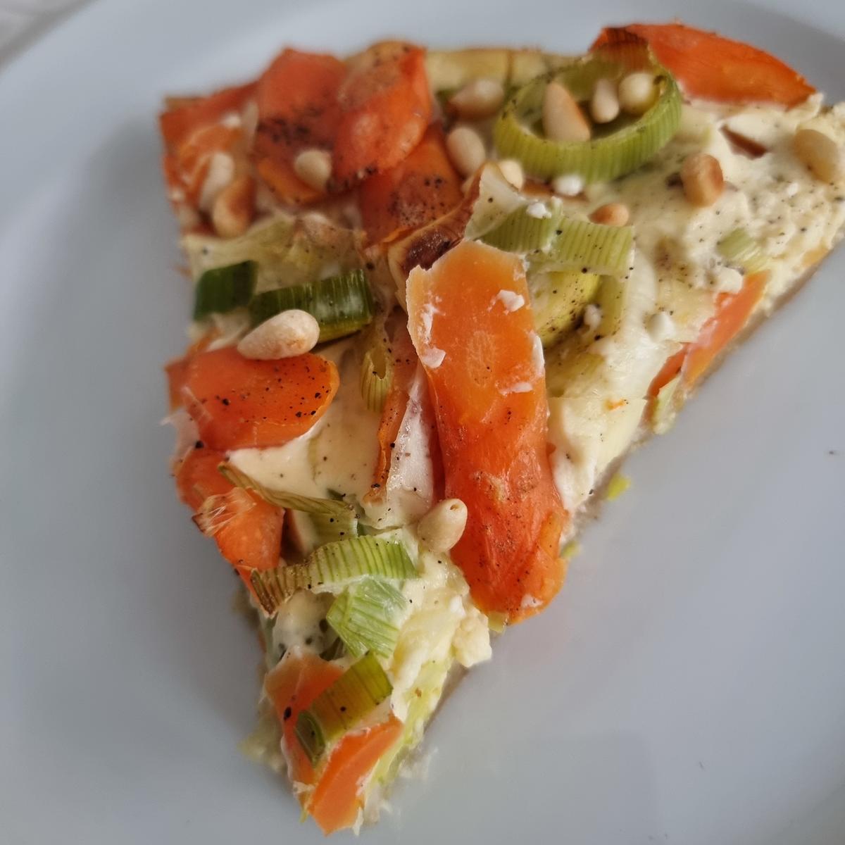 Möhren-Lauch-Tarte - Rezept - Bild Nr. 17297