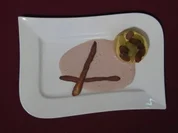 Champagnertörtchen auf Rotweinschaum - Rezept