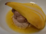 Rezept: Gewรผrz-Grieรflammerie mit Safranbirne und Spekulatius- Crumble Bild Nr. 17285 Gewรผrz-Grieรflammerie mit Safranbirne und Spekulatius- Crumble - Rezept - Bild Nr. 17285