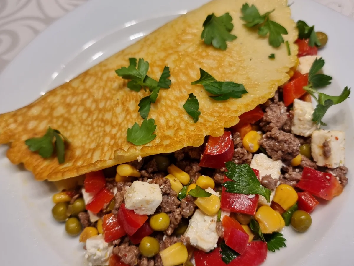 Pikant gefüllte Pfannkuchen - Rezept - Bild Nr. 17297