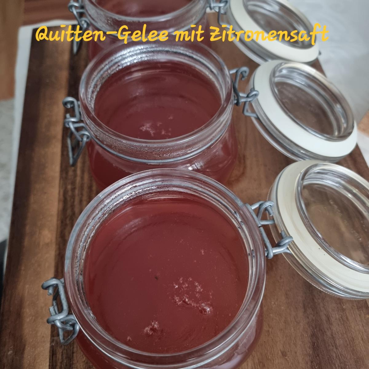 Quittengelee mit Zitronensaft - Rezept - Bild Nr. 17285