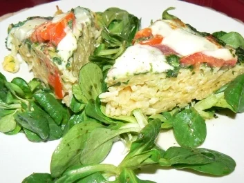 Spaghetti-Pizza - Rezept