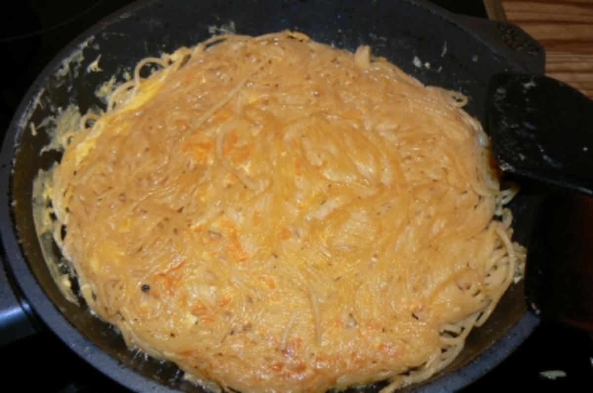 Spaghetti-Pizza - Rezept Eingereicht von Kraueterhexe1971