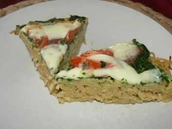 Spaghetti-Pizza - Rezept