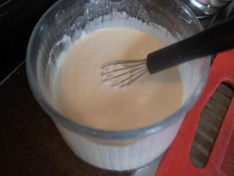 Knusperente auf Gemüsebett mit Erdnuss-Sauce, frittierten Blumenkohl und Basmatireis - Rezept - Bild Nr. 9