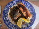 Rezept: Gebratener Lachs mit herzhaften Porree-Gemüse Bild Nr. 2 Gebratener Lachs mit herzhaften Porree-Gemüse - Rezept - Bild Nr. 2