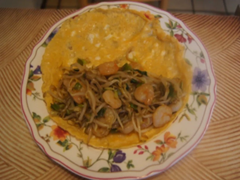 Garnelen-Omelett - Rezept - Bild Nr. 13