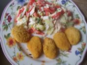 Chicken Nuggets mit gemischten Salat - Rezept - Bild Nr. 17295