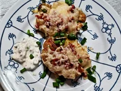 Quetschkartoffeln  mit frischem Dip - Rezept - Bild Nr. 17310