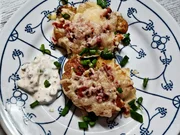 Quetschkartoffeln  mit frischem Dip - Rezept - Bild Nr. 17310