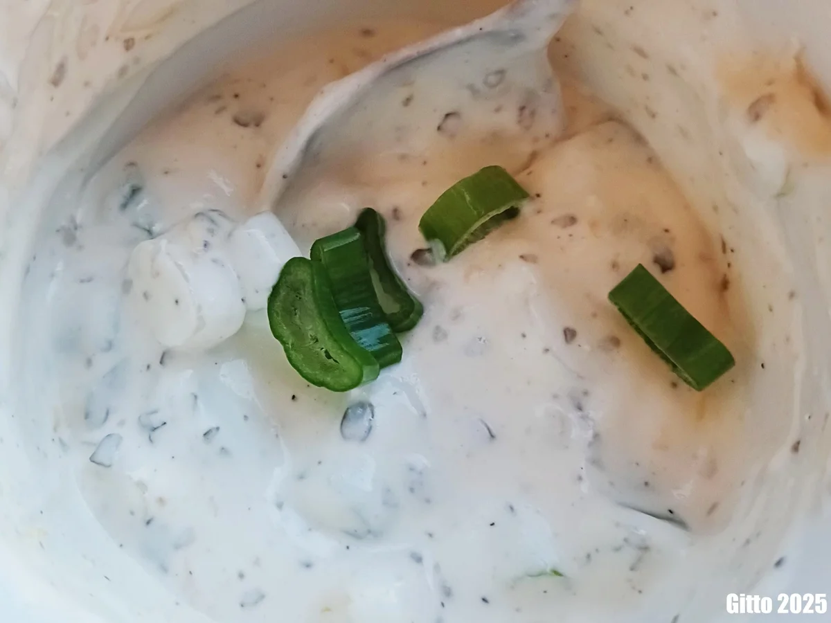 Quetschkartoffeln  mit frischem Dip - Rezept - Bild Nr. 17316