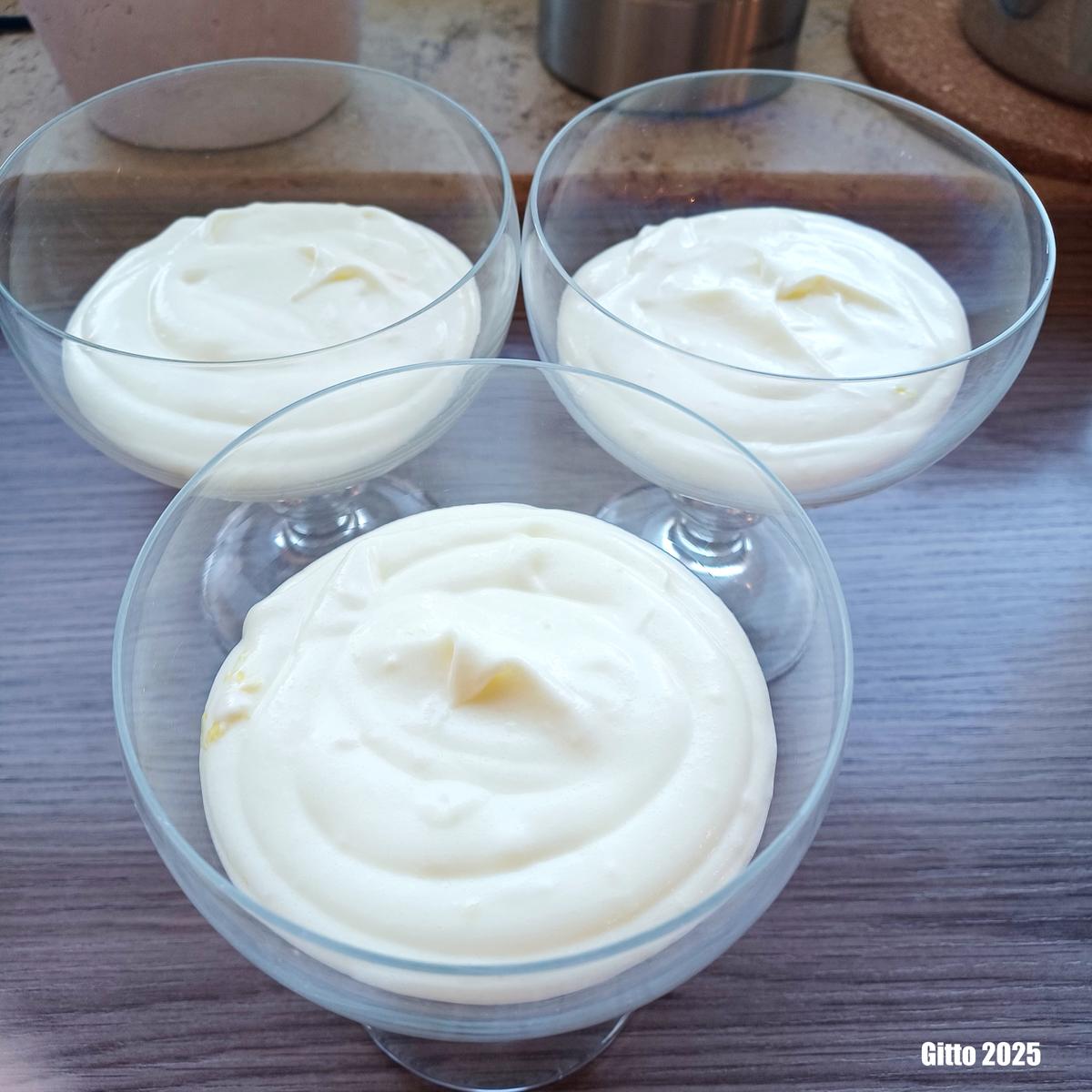 Zitronen-Mousse mit Mango-Maracuja Haube - Rezept - Bild Nr. 17311