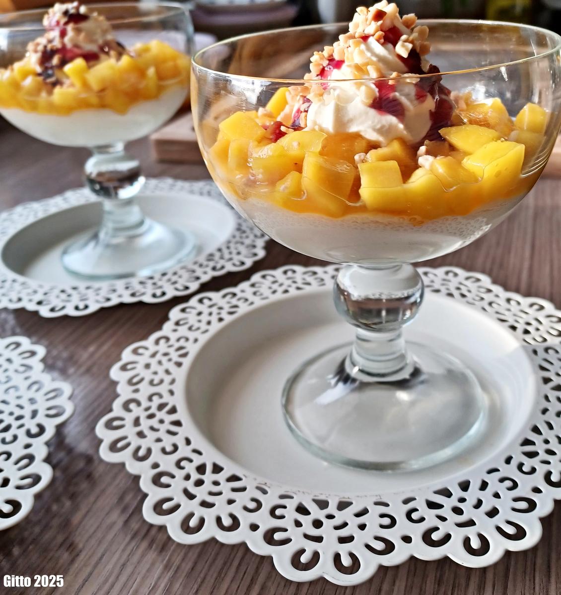 Zitronen-Mousse mit Mango-Maracuja Haube - Rezept - Bild Nr. 17314