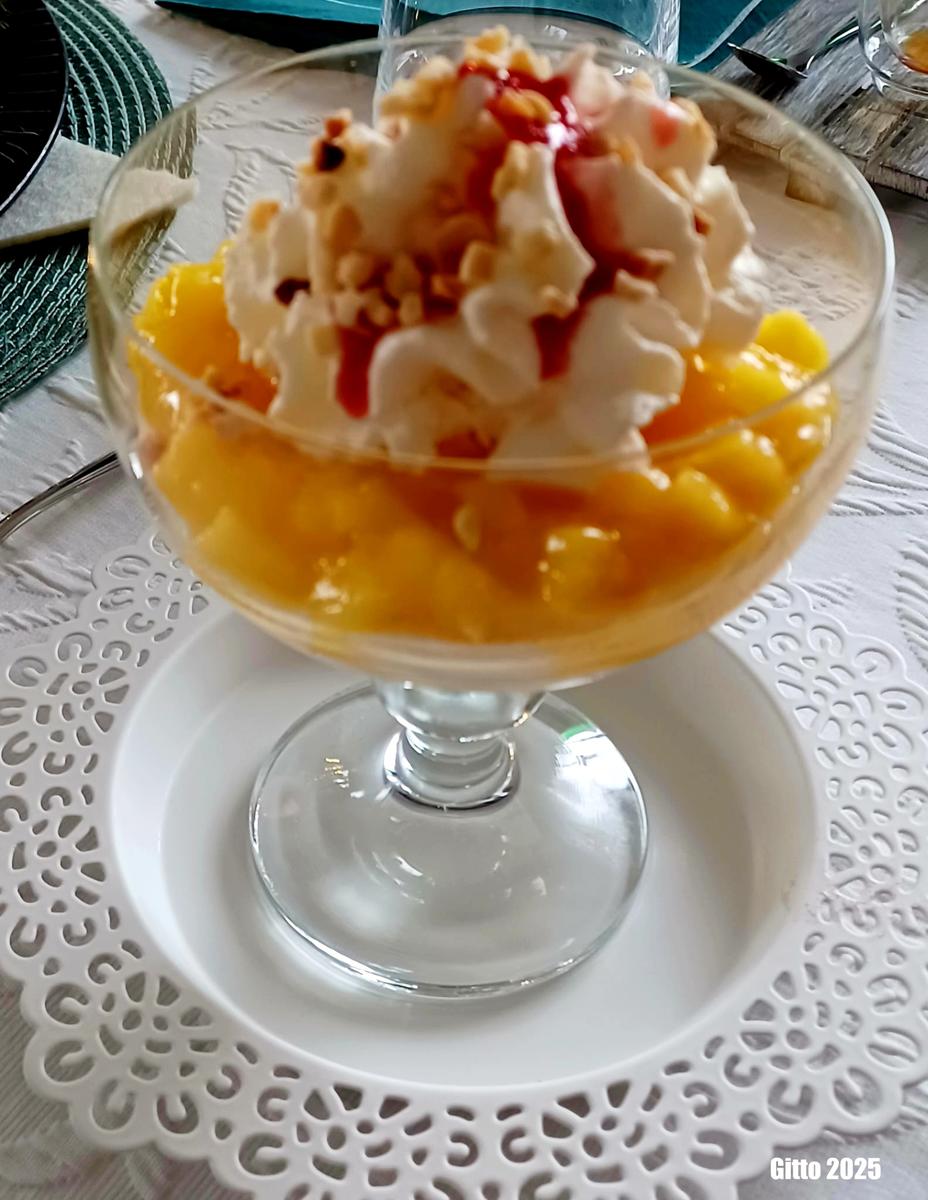 Zitronen-Mousse mit Mango-Maracuja Haube - Rezept - Bild Nr. 17315