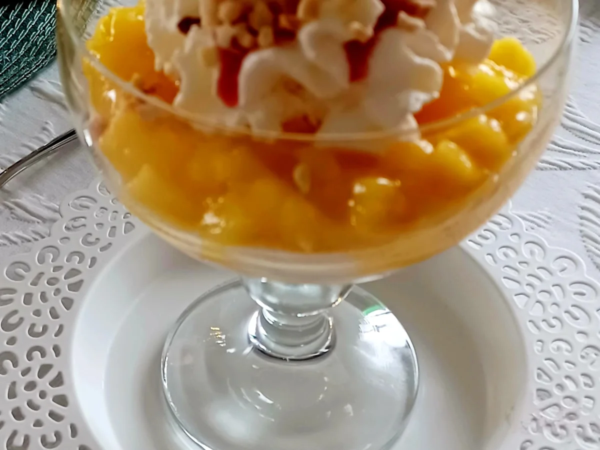 Zitronen-Mousse mit Mango-Maracuja Haube - Rezept - Bild Nr. 17315