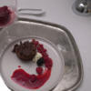 Fudge Brownie mit Himbeerspiegel und Waldbeersorbetto - Rezept - Bild Nr. 17310