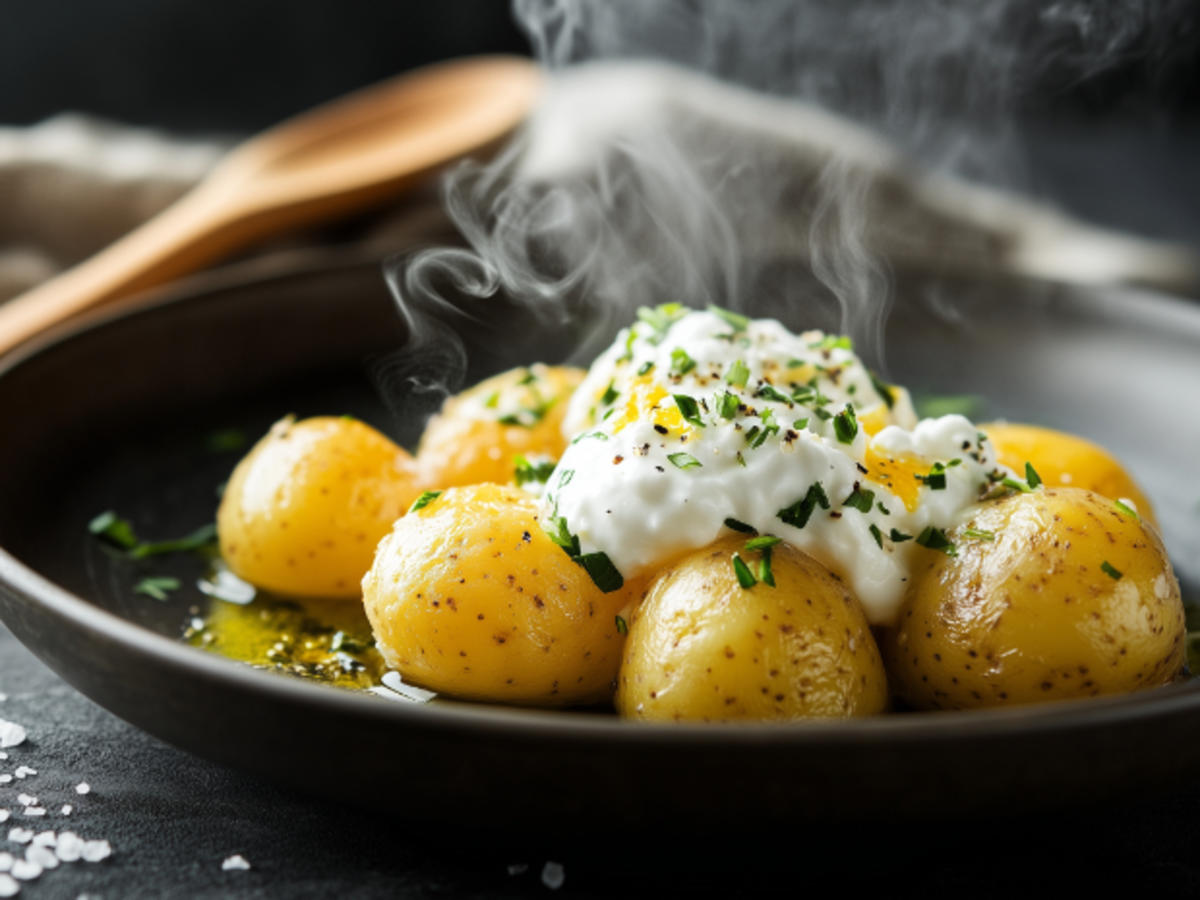 Pellkartoffeln mit Sahnequark von Ursula Schmitt - Rezept - Bild Nr. 2