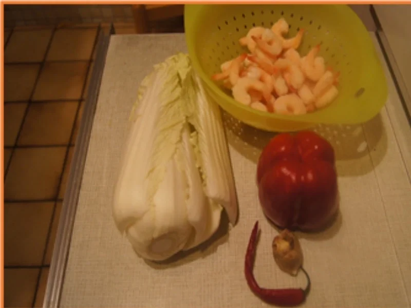 Rezept: Garnelen süßsauer mit scharfsauren Chinakohl Bild Nr. 3 Garnelen süßsauer mit scharfsauren Chinakohl - Rezept - Bild Nr. 3