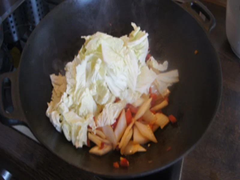 Rezept: Garnelen süßsauer mit scharfsauren Chinakohl Bild Nr. 12 Garnelen süßsauer mit scharfsauren Chinakohl - Rezept - Bild Nr. 12