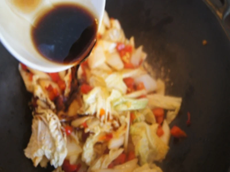 Rezept: Garnelen süßsauer mit scharfsauren Chinakohl Bild Nr. 13 Garnelen süßsauer mit scharfsauren Chinakohl - Rezept - Bild Nr. 13