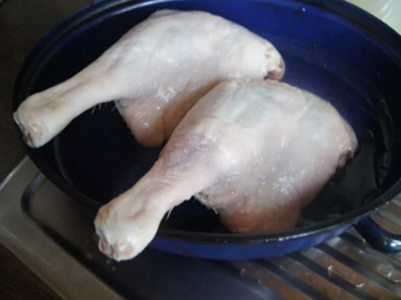 Gänsekeule mit Bratapfel - Rezept - Bild Nr. 3