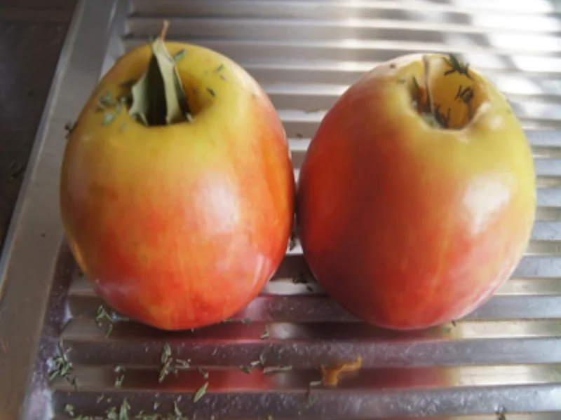 Gänsekeule mit Bratapfel - Rezept - Bild Nr. 6