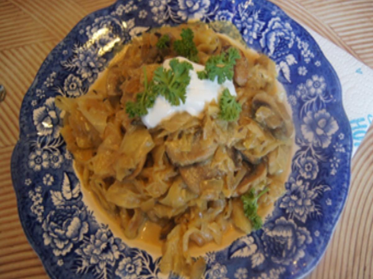 Spitzkohl-Champignon-Pfanne - Rezept - Bild Nr. 12