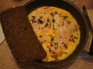 Paprika-Frühlingszwiebel-Lachs-Omelett - Rezept - Bild Nr. 17311