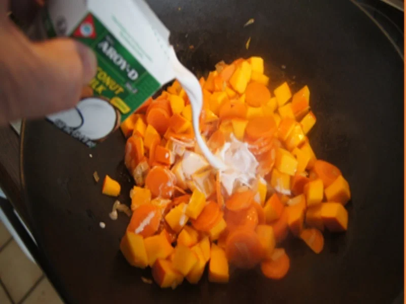 Möhren-Kürbis-Curry mit Basmatireis - Rezept - Bild Nr. 17318