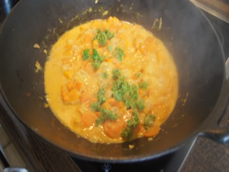 Möhren-Kürbis-Curry mit Basmatireis - Rezept - Bild Nr. 17322