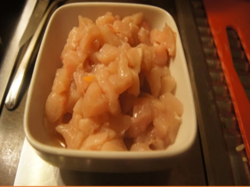 Gebratener Reis mit Hähnchenfleisch, Gemüse-zehnerlei und Ei - Rezept - Bild Nr. 17313