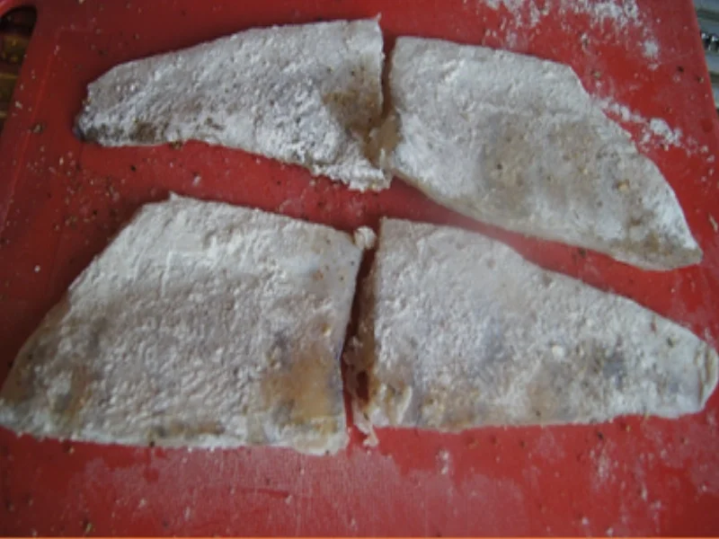 Zanderfilet auf Crème Fraîche Möhrenblüten - Rezept - Bild Nr. 4