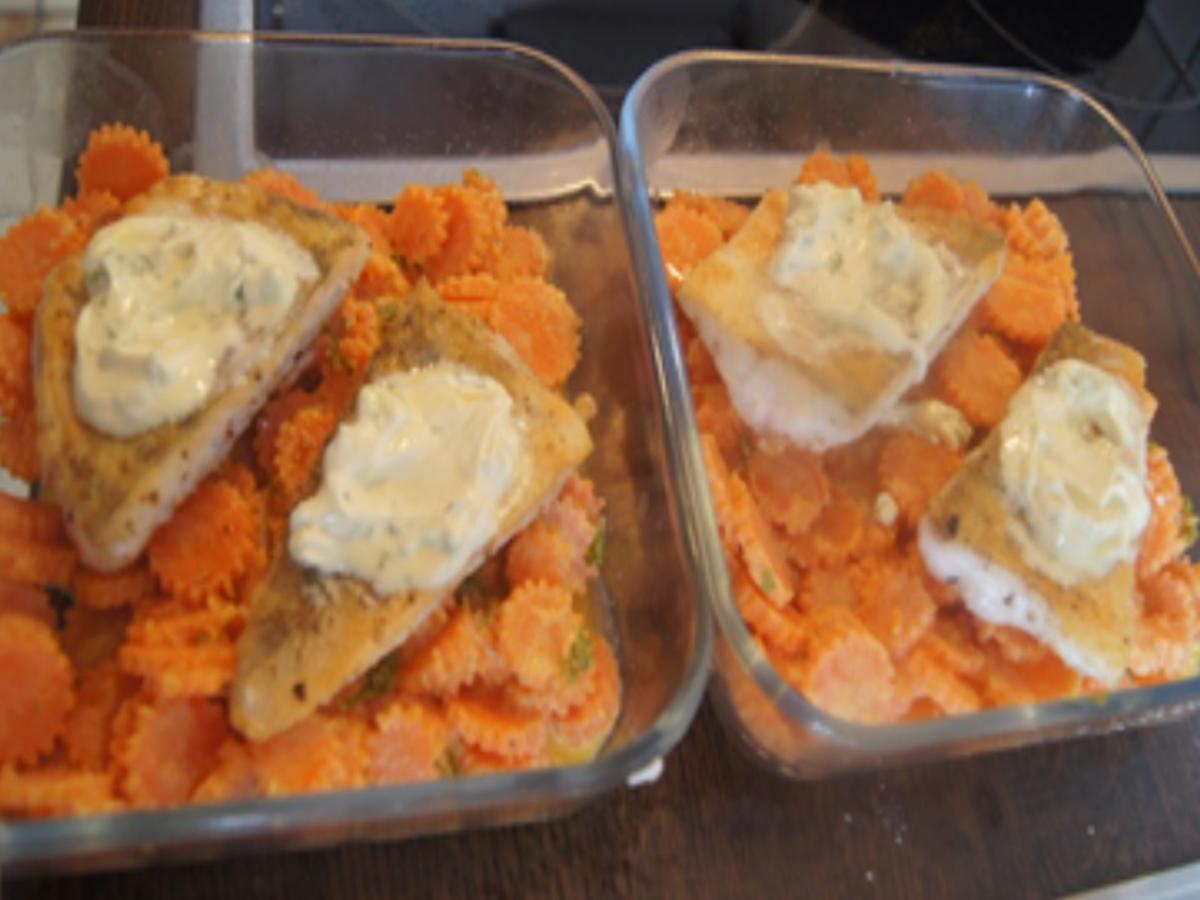 Zanderfilet auf Crème Fraîche Möhrenblüten - Rezept - Bild Nr. 14
