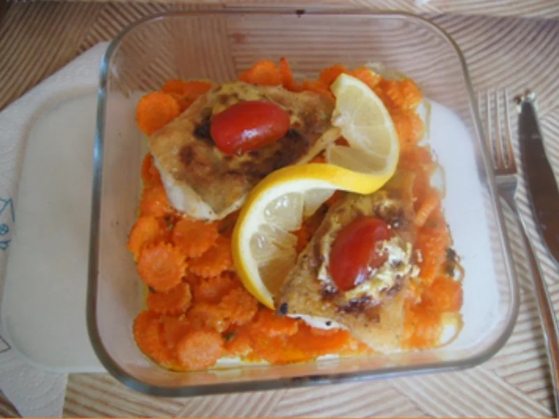 Zanderfilet auf Crème Fraîche Möhrenblüten - Rezept - Bild Nr. 15