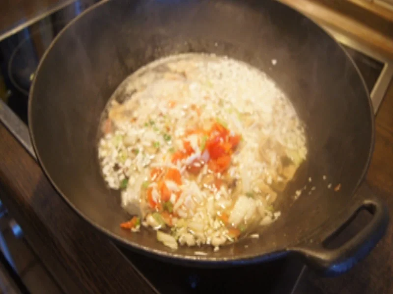 Asiatische Hühnersuppe mit Fleisch, Gemüse und Ei - Rezept - Bild Nr. 7