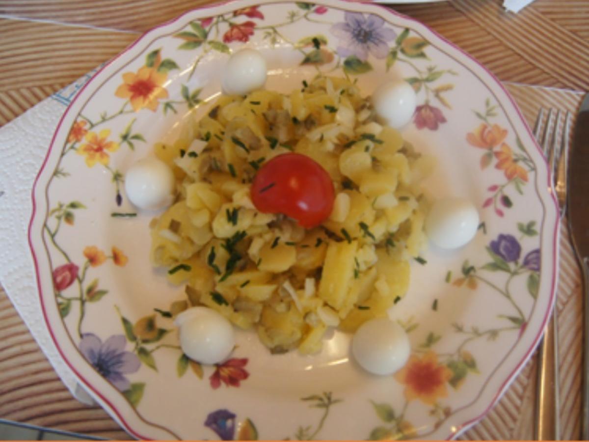 Kartoffelsalat mit Wachteleiern - Rezept - Bild Nr. 17311