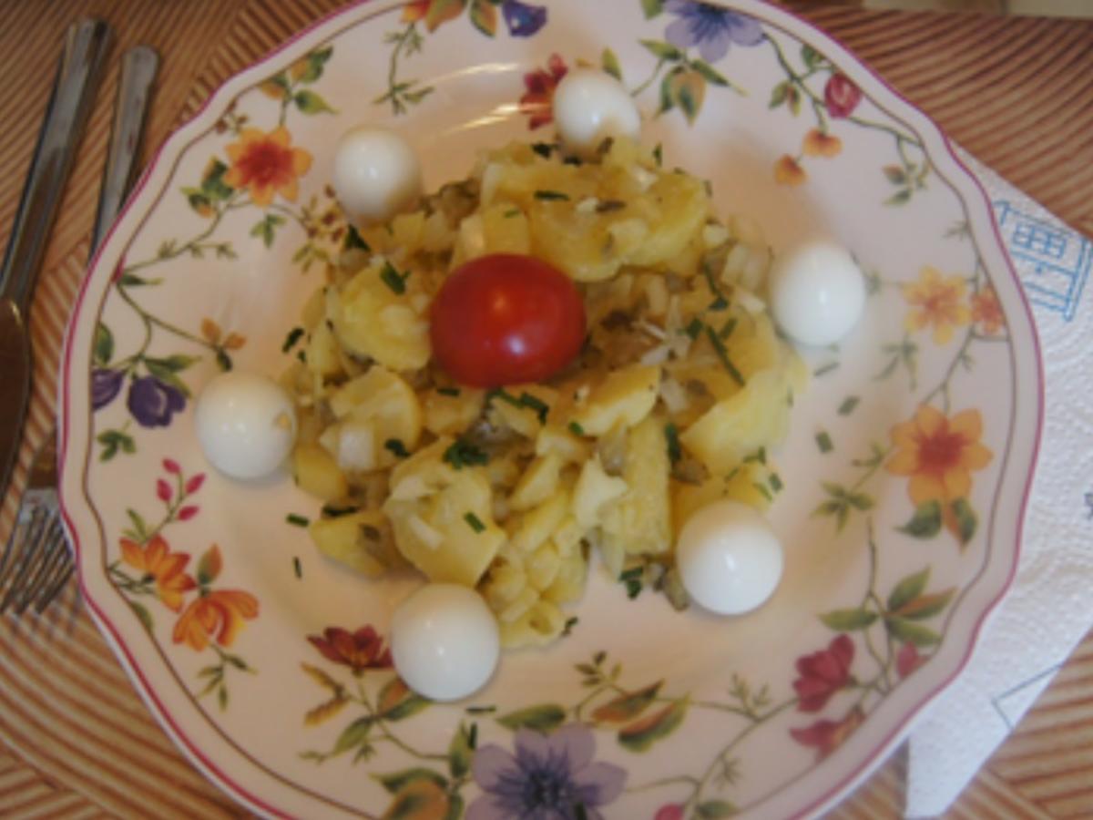 Kartoffelsalat mit Wachteleiern - Rezept - Bild Nr. 17320