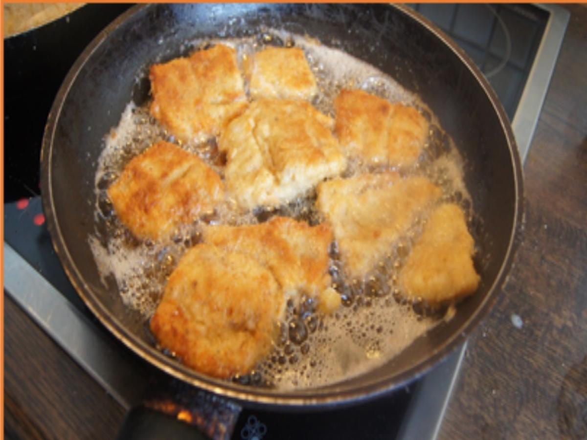 Gebratenes Seelachsfilet mit Rahmkohlrabi und Tomatenreis - Rezept - Bild Nr. 17316