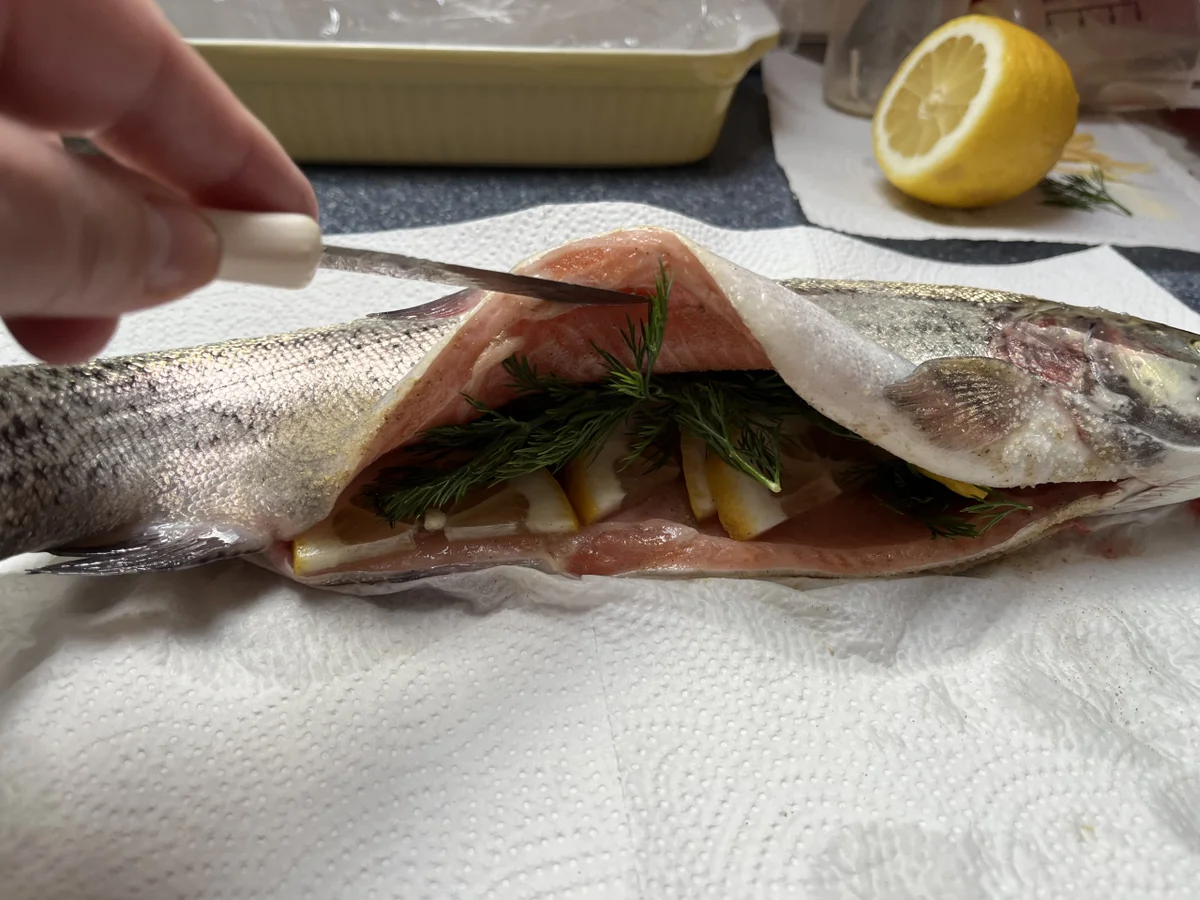 Lachsforelle in der Salzkruste - Rezept - Bild Nr. 17316