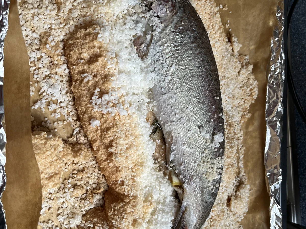 Lachsforelle in der Salzkruste - Rezept - Bild Nr. 17321
