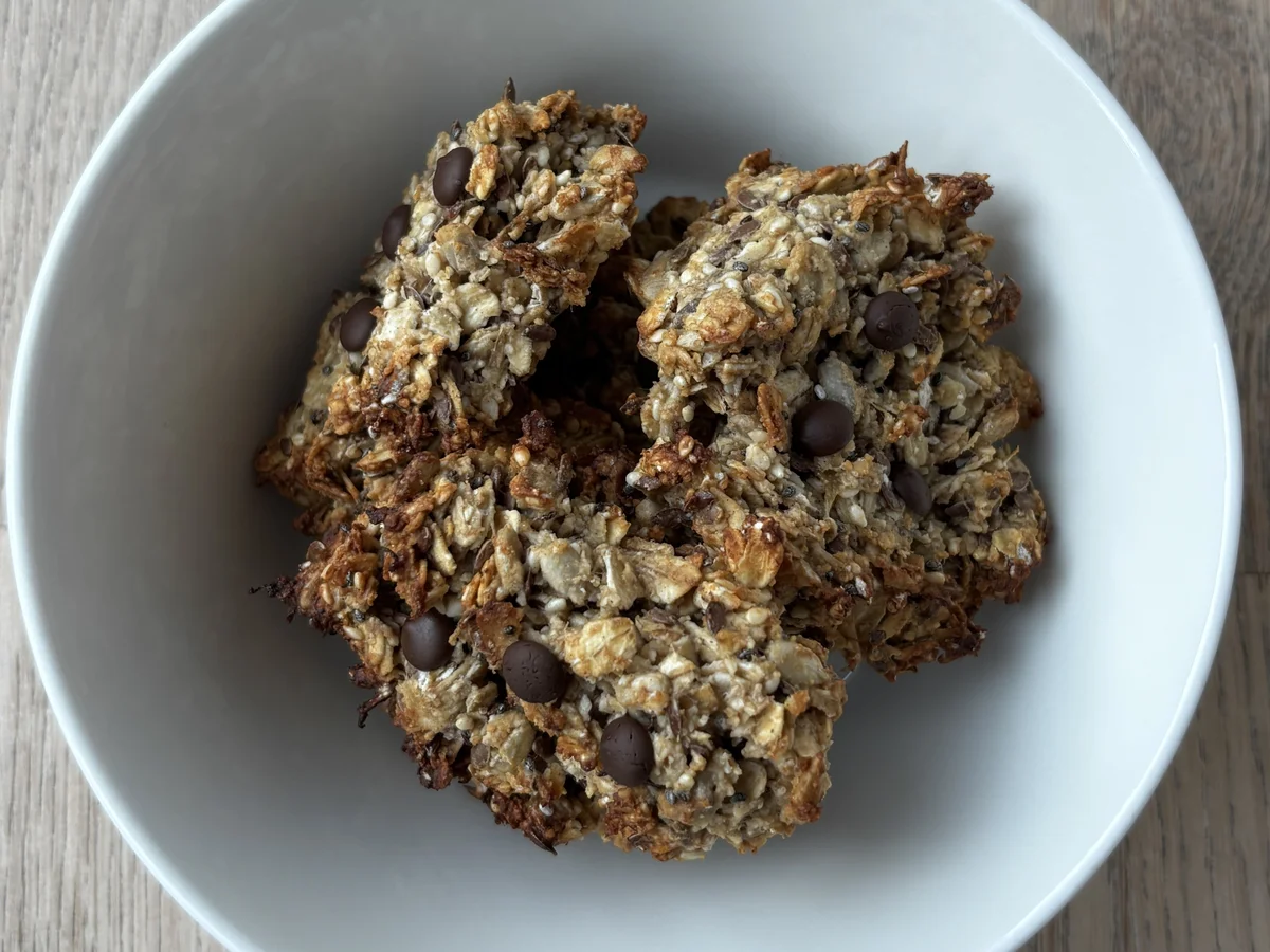 Haferflocken-Bananen-Peanut-Cookies - Rezept - Bild Nr. 17315