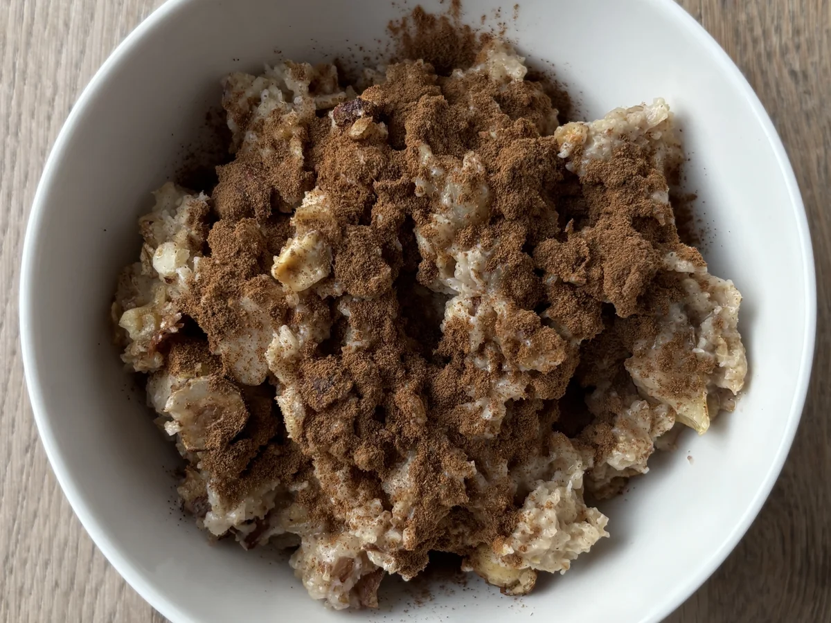 Rezept: Warmes Apfel-Zimt-Haferfrühstück Bild Nr. 2 Warmes Apfel-Zimt-Haferfrühstück - Rezept - Bild Nr. 2